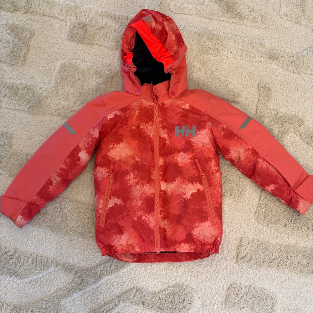 Helly Hansen Pink Ski Jacket Girls Size 6
